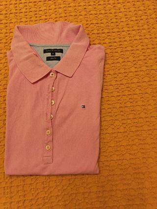 Polo Tommy Hilfiger Rosa Talla M