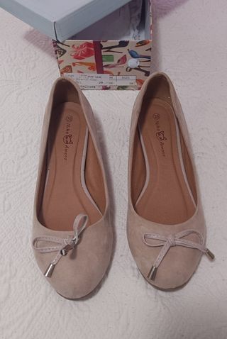 Zapatos Balerinas Rosa Palo