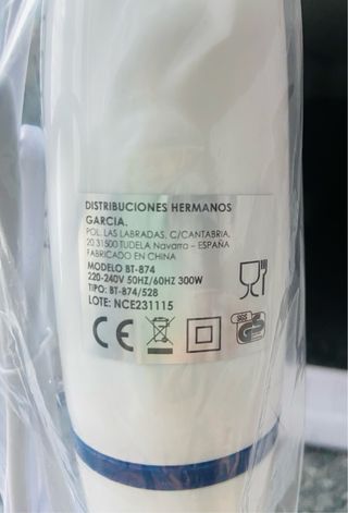 BATIDORA DE MANO DHG 300 W  -DT 274