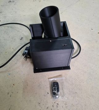 Cañón de confeti eléctrico con mando