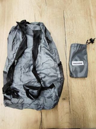 Mochila de Senderismo Plegable 20 L Gris