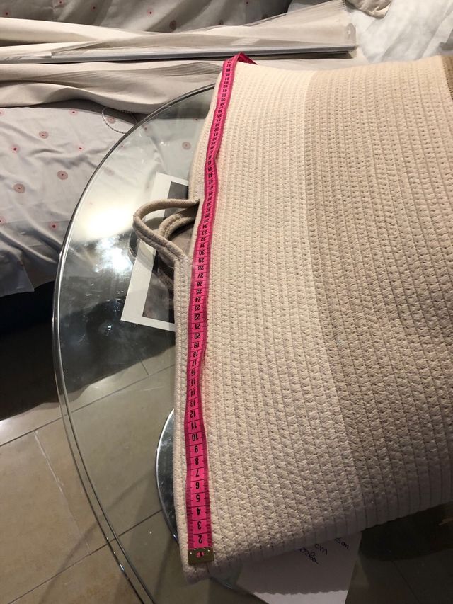 2 cestas de algodón suave, 3 tonalidades