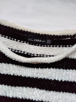 Jersey Zara Rayas Mujer