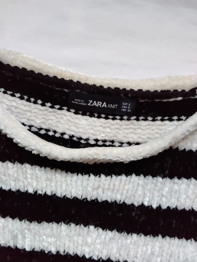 Jersey Zara Rayas Mujer