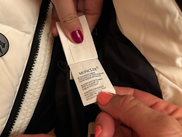 Piumino Moncler Bianco Bambina - Ottime Condizioni