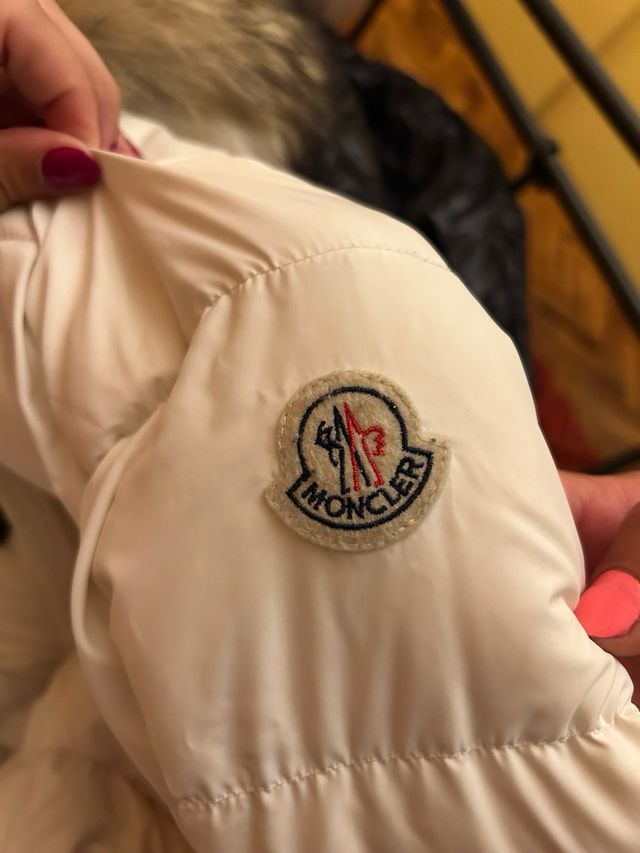 Piumino Moncler Bianco Bambina - Ottime Condizioni