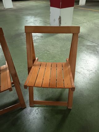 4 Sillas Plegables Trieste Aldo Jacober , años 60