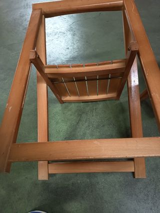 4 Sillas Plegables Trieste Aldo Jacober , años 60