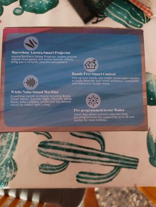 Proyector de luz y sonido con mando