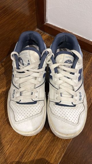 New Balance 550 Talla 36 Azul/Blanco