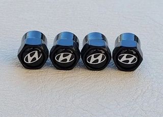 4 Tapones de Valvula Neumaticos Llantas Hyundai 