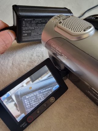 Sony Handycam DCR-DVD306 Plata