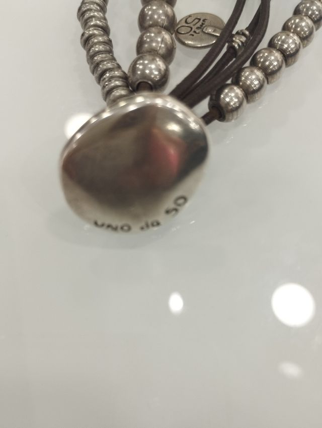 Pulsera Uno de 50 Plata.Precio en original en foto