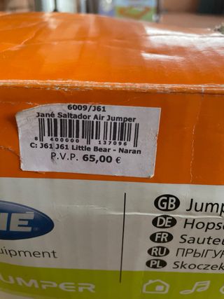 Saltador JANE Air Jumper bebé no hago envíos