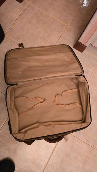 Maleta/Bolsa de mano con diseño a cuadros