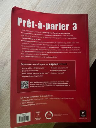 Prêt-à-Parler 3. Livre de l'élève. Éd. Hybride
