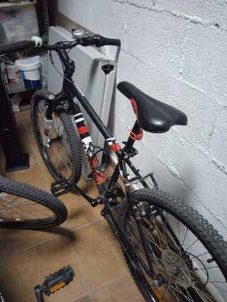 Bicicleta 24 Negra y Roja