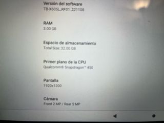 Tablet Lenovo TB-X605L con Alexa