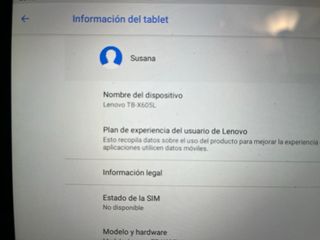 Tablet Lenovo TB-X605L con Alexa