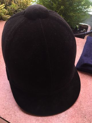 cascos de hipica de terciopelo. inglaterra