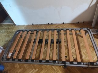 Cama/Somier Metálico y Madera eléctrico 