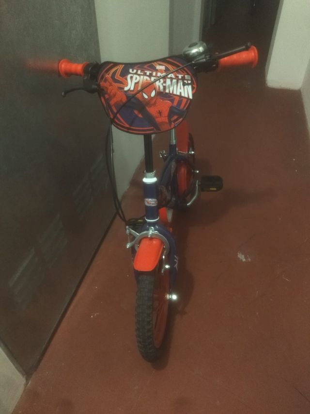 Bicicleta infantil Spiderman