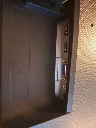 Pantalla de ordenador negra