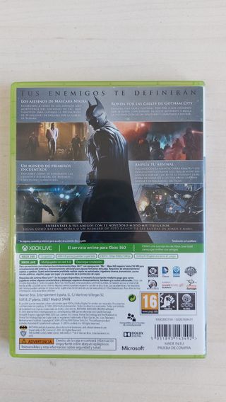 Batman Arkham Origins Xbox 360