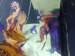 Enciclopedia Prehistorica/ desplegable/ pop-up