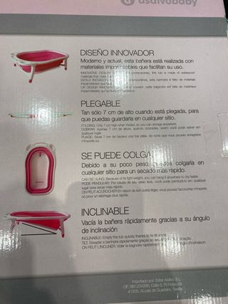 Bañera plegable bebé