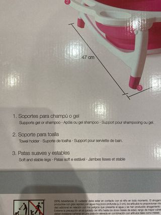 Bañera plegable bebé