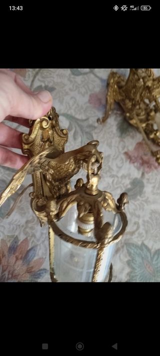 Apliques de latón estilo francés