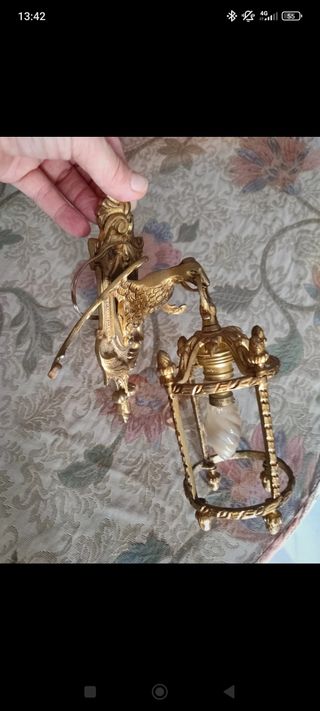 Apliques de latón estilo francés