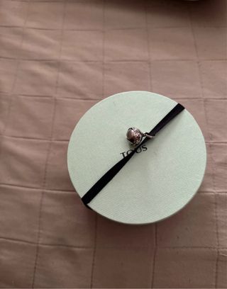 Anillo Tous Oso Plata y Blanco