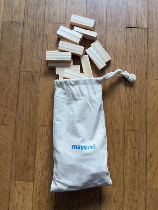 Juego de construcción de madera