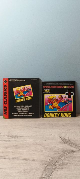 Donkey Kong NES Classics GBA Nintendo