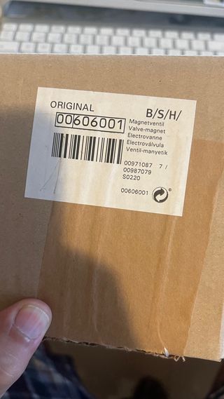 Electroválvula Bosch Siemens Balay Lavadora