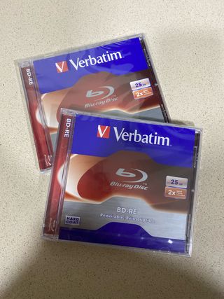 Discos Blu-ray Verbatim 25GB BD-RE 2x Precintados