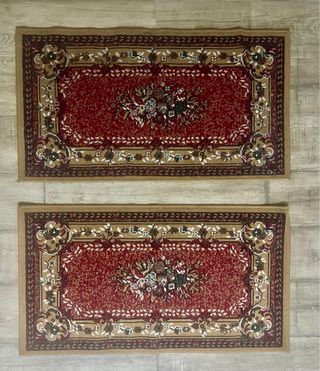 Juego de 2 alfombras decorativas