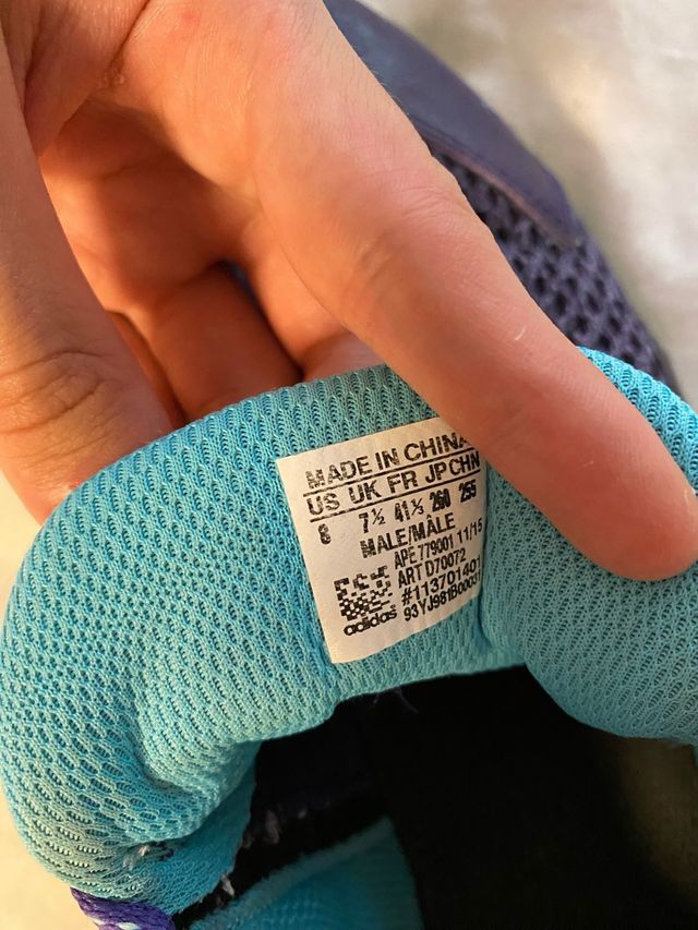 Zapatillas Adidas Baloncesto Morado/Verde