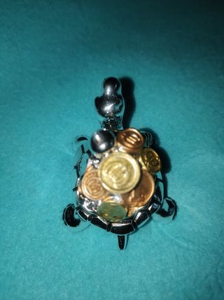 Tortuga de la Fortuna simil Metal