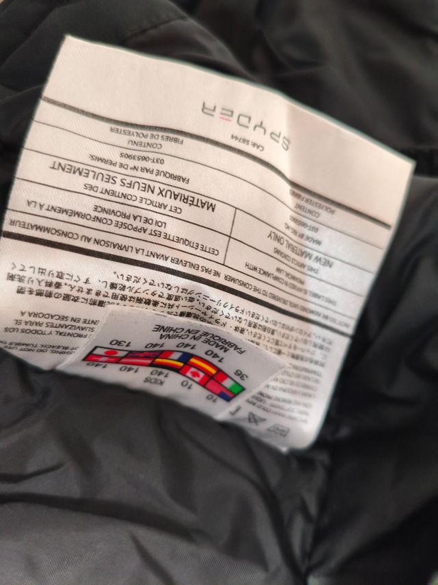 Giacca da sci/snowboard Spyder taglia 10