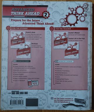 Advanced Think Ahead 2 ESO Workbook 9789925301089