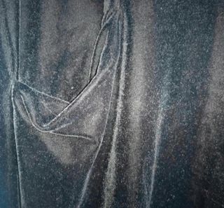 Vestito nero in velluto