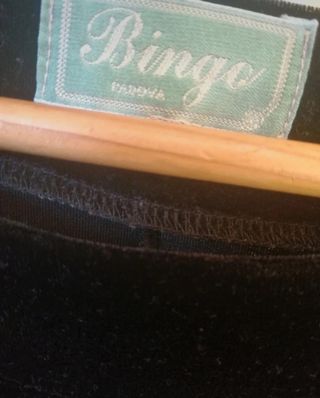 Vestito nero in velluto