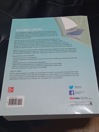 *** ALGEBRA LINEAL CON CONNECT