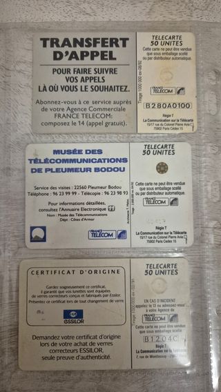 Lotto 6 Telecarte France Telecom schede telefonica
