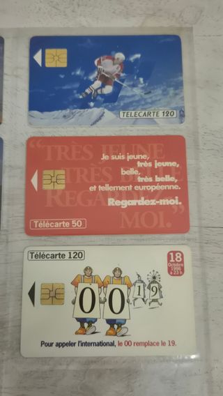 Lotto 6 Telecarte France Telecom schede telefonica