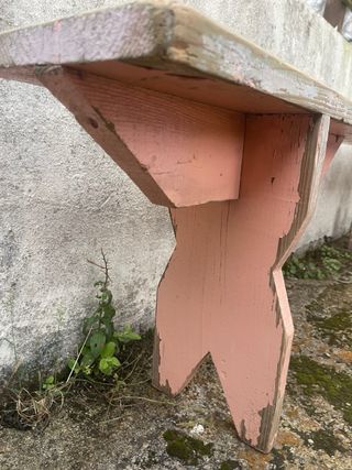 Banco de madera antiguo