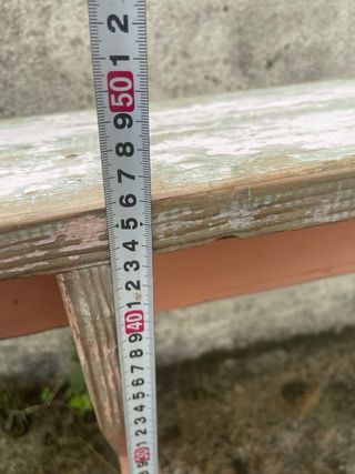 Banco de madera antiguo